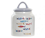 Буркан за съхранение с рибки 2л, 11х11х16см