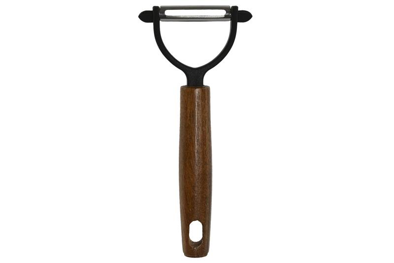 Хоризонтална белачка акация и инокс, 8х18,5х2,5см