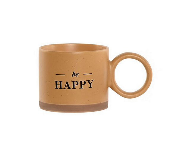 Порцеланова чаша за чай 390мл, охра, 9х9х8.7см