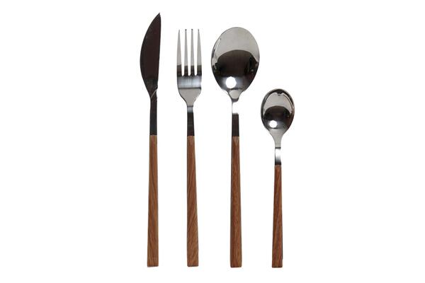 Комплект прибори за хранене 16 части, инокс