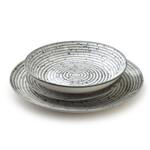 Порцеланов сервиз за хранене STRIPES GREY 18 части