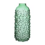 Стъклена ваза Mondex SERENITE, Ø13х31см, зелена