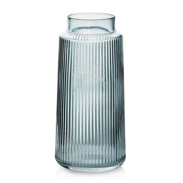 Стъклена ваза Mondex SERENITE, Ø12х25см, синя Стъклена ваза Mondex SERENITE, Ø12х25см, синя