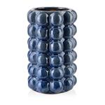 Керамична ваза Mondex VALA BLUE, Ø16х27см, синя
