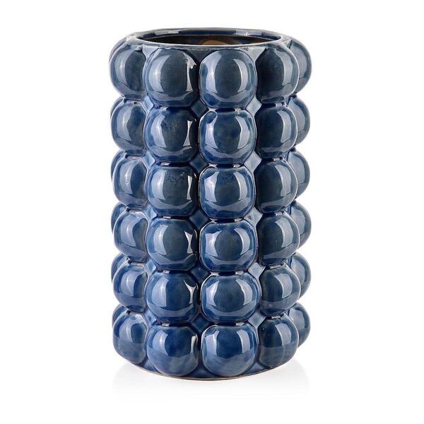 Керамична ваза Mondex VALA BLUE, Ø16х27см, синя Керамична ваза Mondex VALA BLUE, Ø16х27см, синя