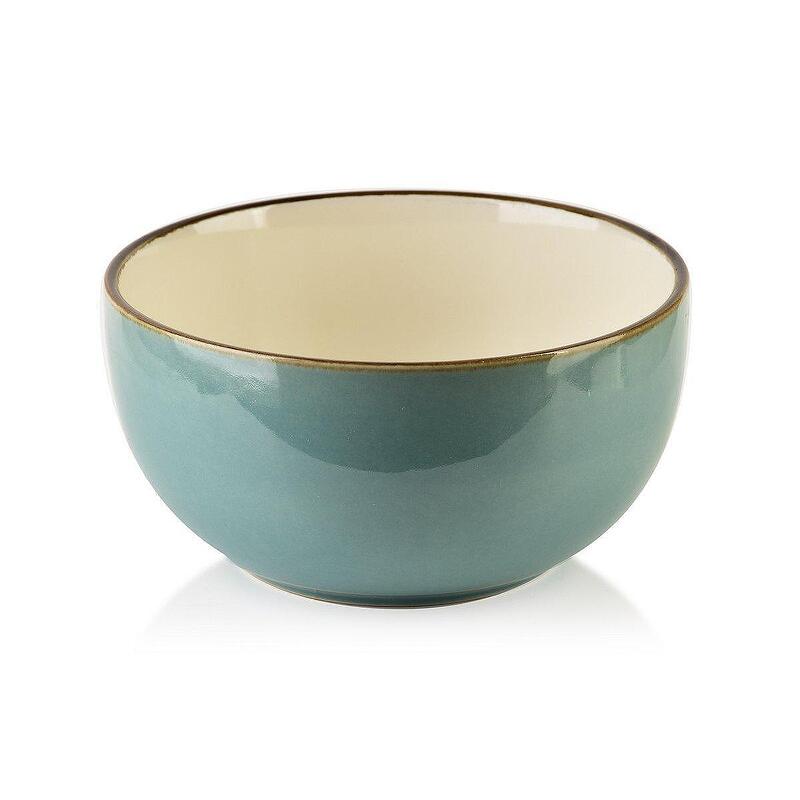 Керамична купа за хранене Mondex 600мл, Ø14х7, синя