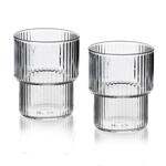 Комплект чаши за вода от боросиликатно стъкло 320мл, 4 броя