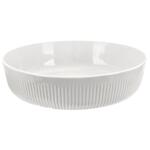 Кръгла порцеланова тава за печене 4л, 29x29x8см, бяла