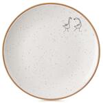 Чиния за десерт ORION с рисунка Ø20см, бежова