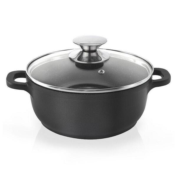Тенджера за готвене ORION GRANDE, 20 см, 2.3л, черна Тенджера за готвене ORION GRANDE, 20 см, 2.3л, черна