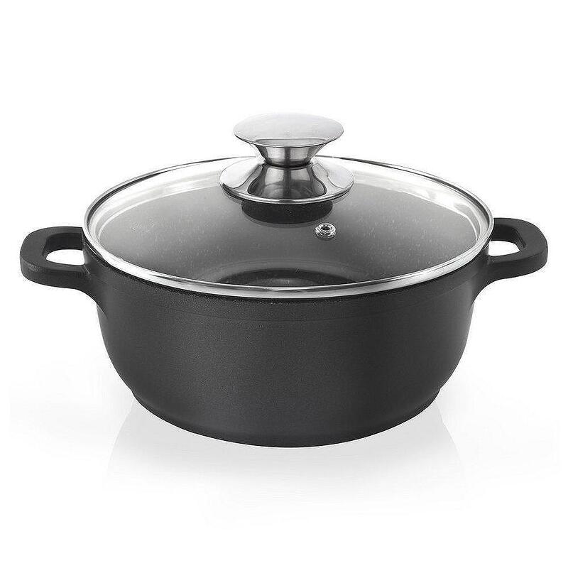 Тенджера за готвене ORION GRANDE, 20 см, 2.3л, черна