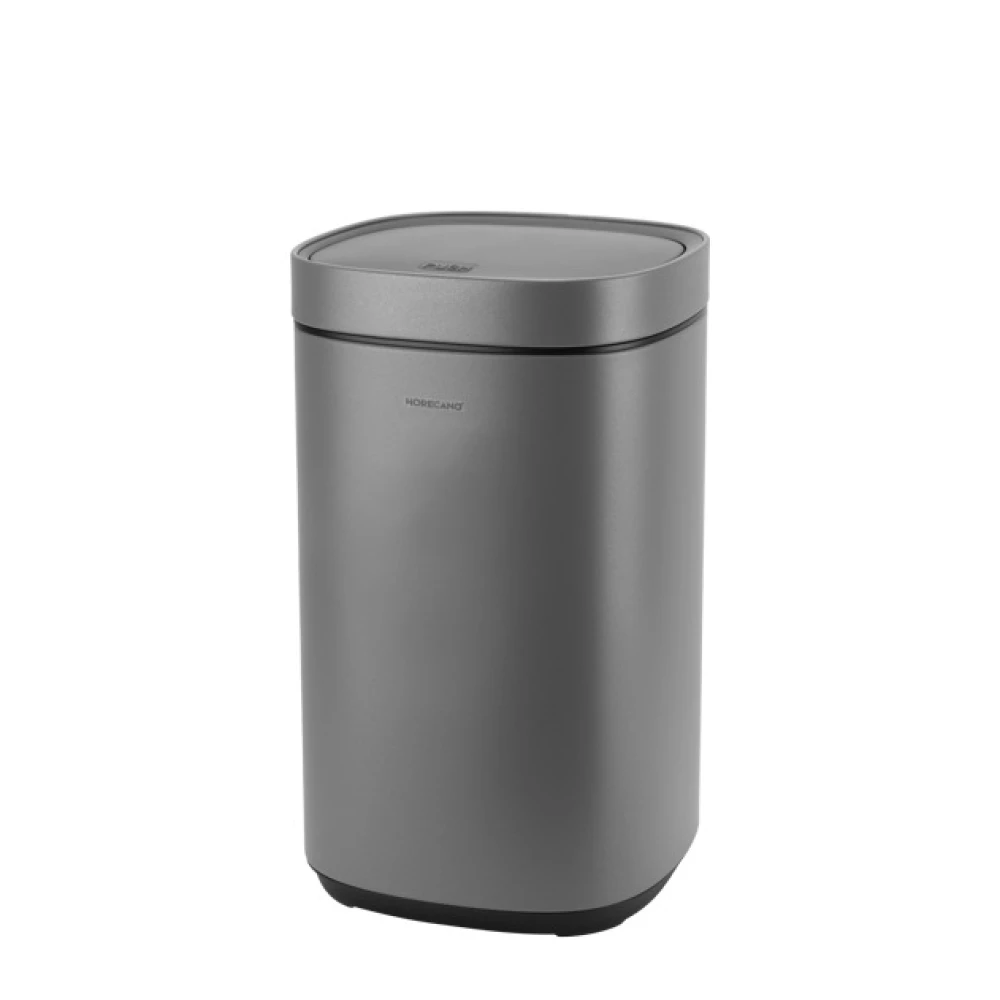Кош за отпадъци с TOUCH механизъм 12л Horecano сив