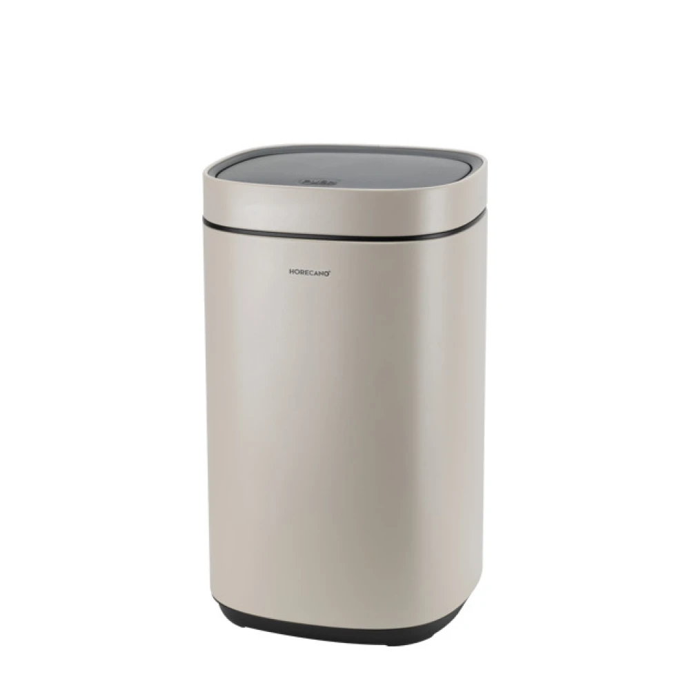 Кош за отпадъци с TOUCH механизъм 12л Horecano, бежов
