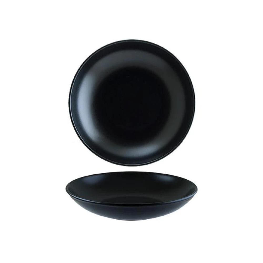 Дълбока порцеланова чиния Ø25см, черна BONNA-NOTTE Horecano