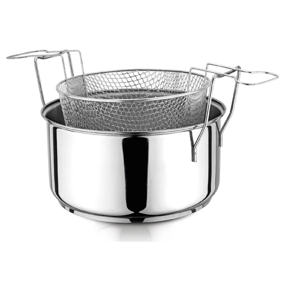 Тенджера-фритюрник, инокс Ø24x20,5см Hascevher Тенджера-фритюрник, инокс Ø24x20,5см Hascevher