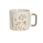 Порцеланова чаша с цветя 435мл, 13х9х9см