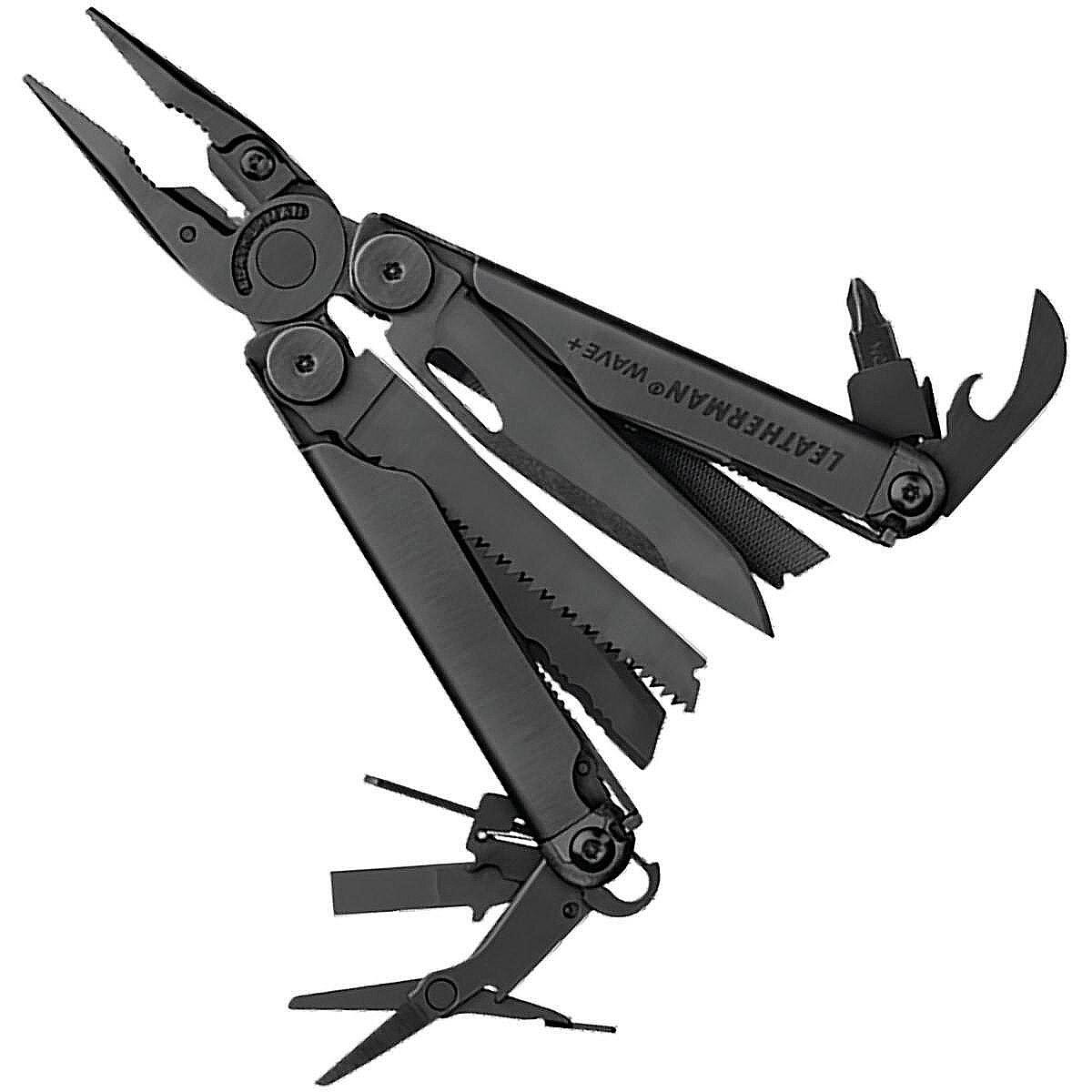 Мултиинструмент Leatherman - Wave Plus, Black Oxide