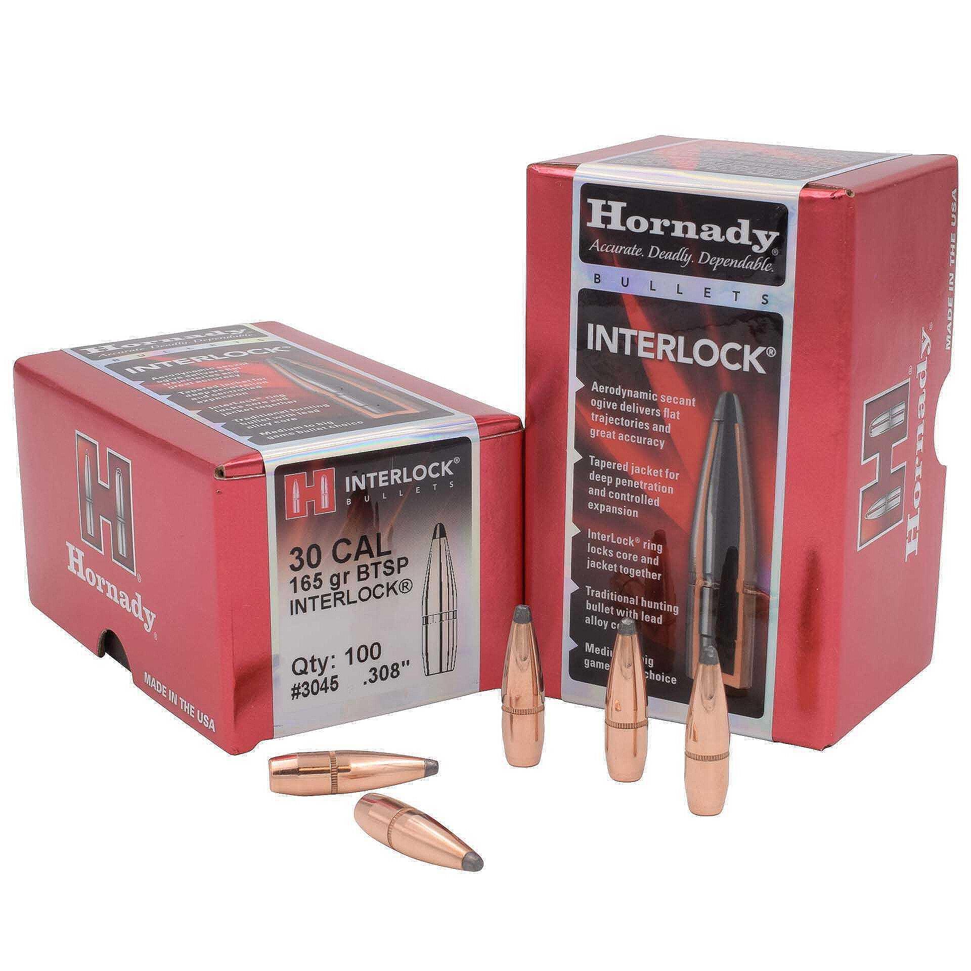 Куршуми Hornady - кал. 30,165gr, BTSP