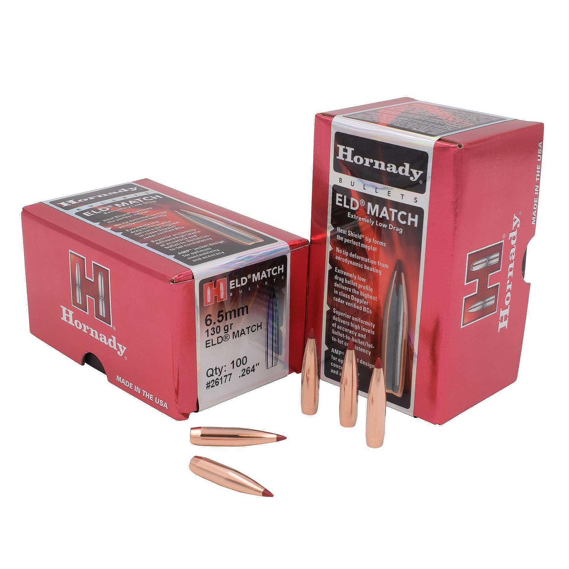 Куршуми Hornady кал. 6.5 .264 ELD Match - 130gr