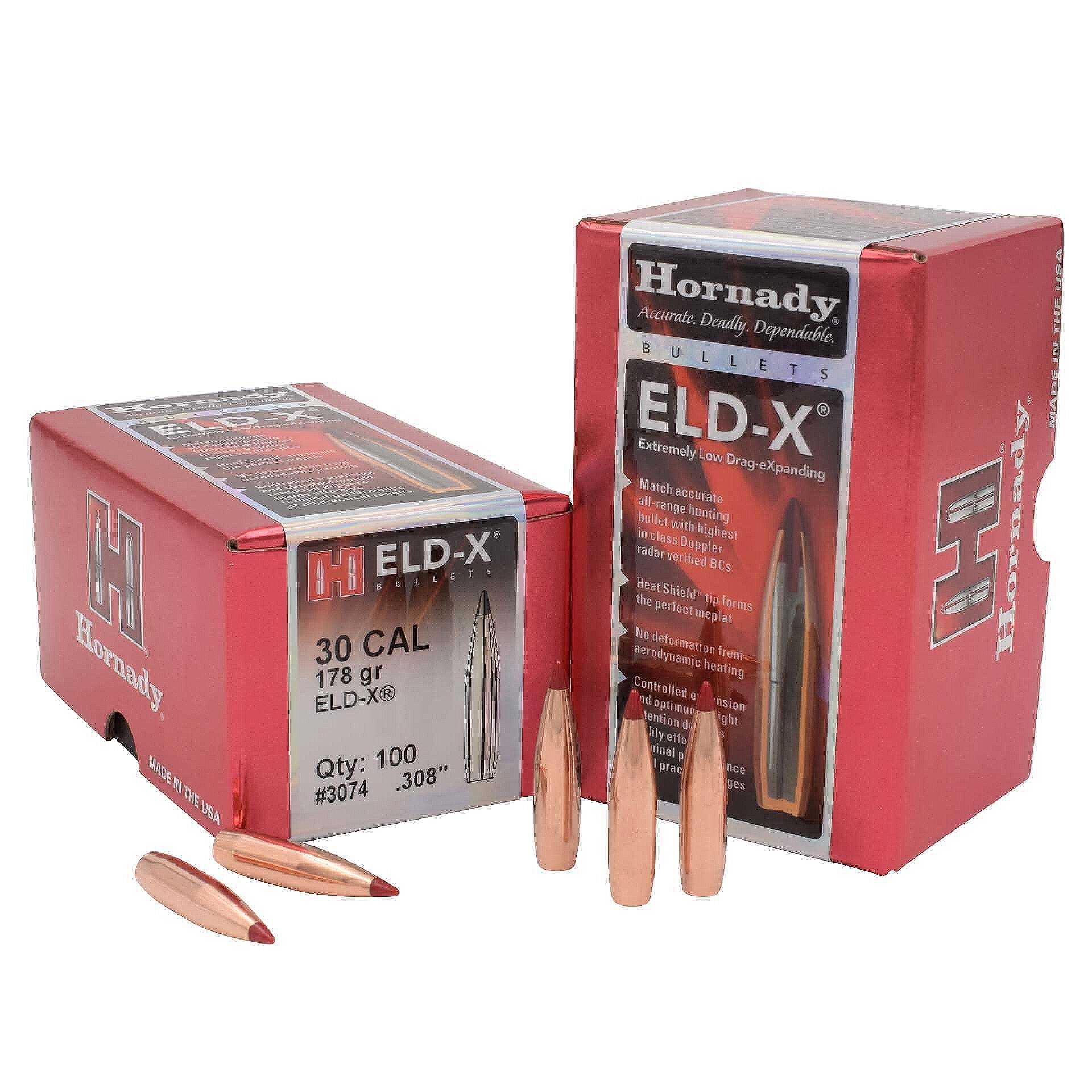 Куршуми - Hornady кал. 30 .308 ELD-X 11.5гр./178gr