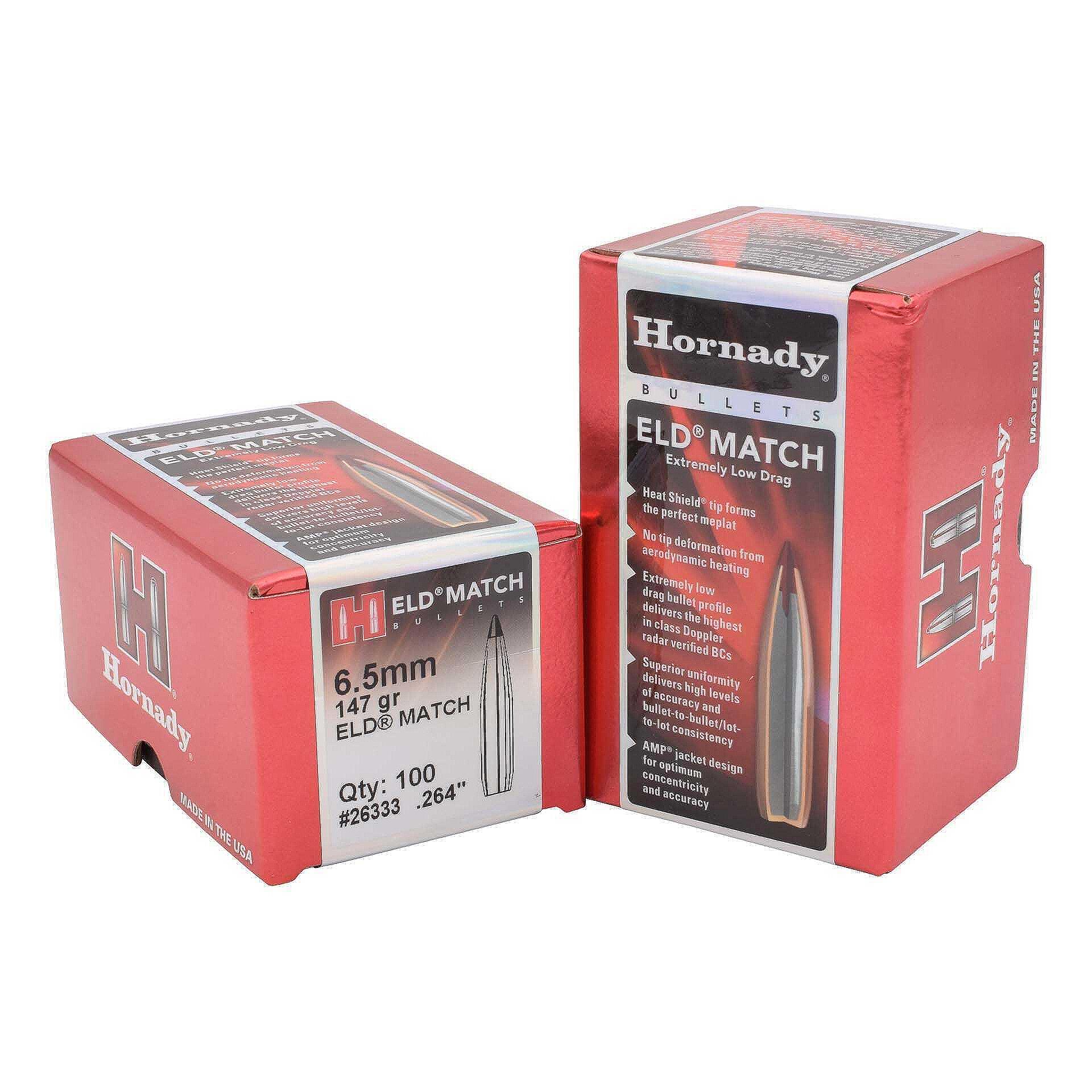 Куршуми Hornady кал. 6.5 .264 ELD Match - 147gr