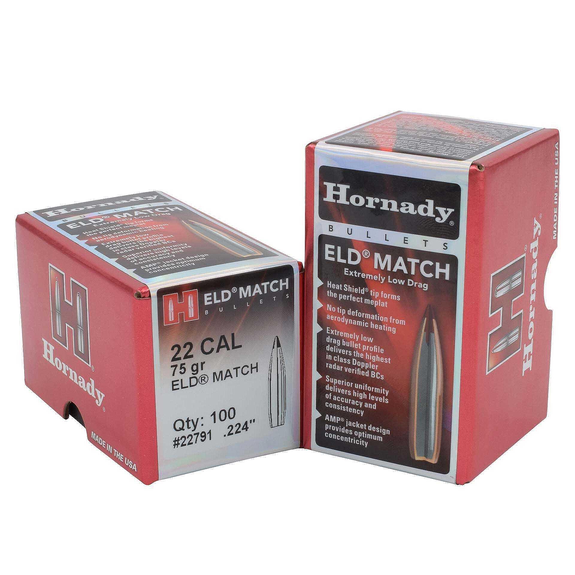 Куршуми Hornady ELD Match .22/.224 75gr