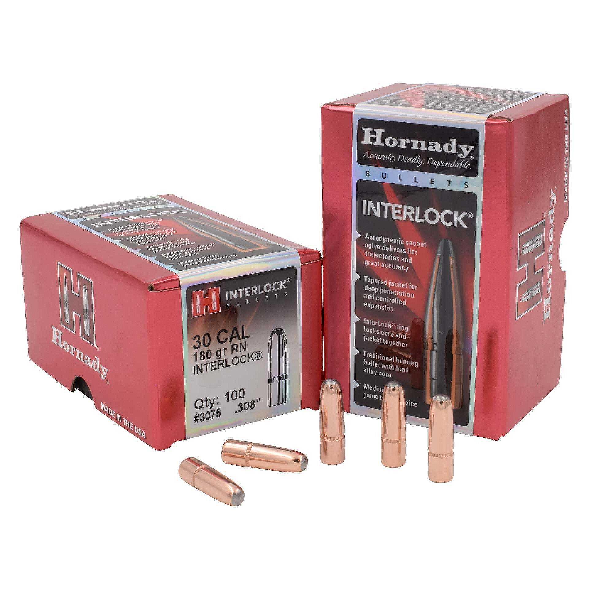 Куршуми Hornady InterLock SPRN .30/.308 180gr