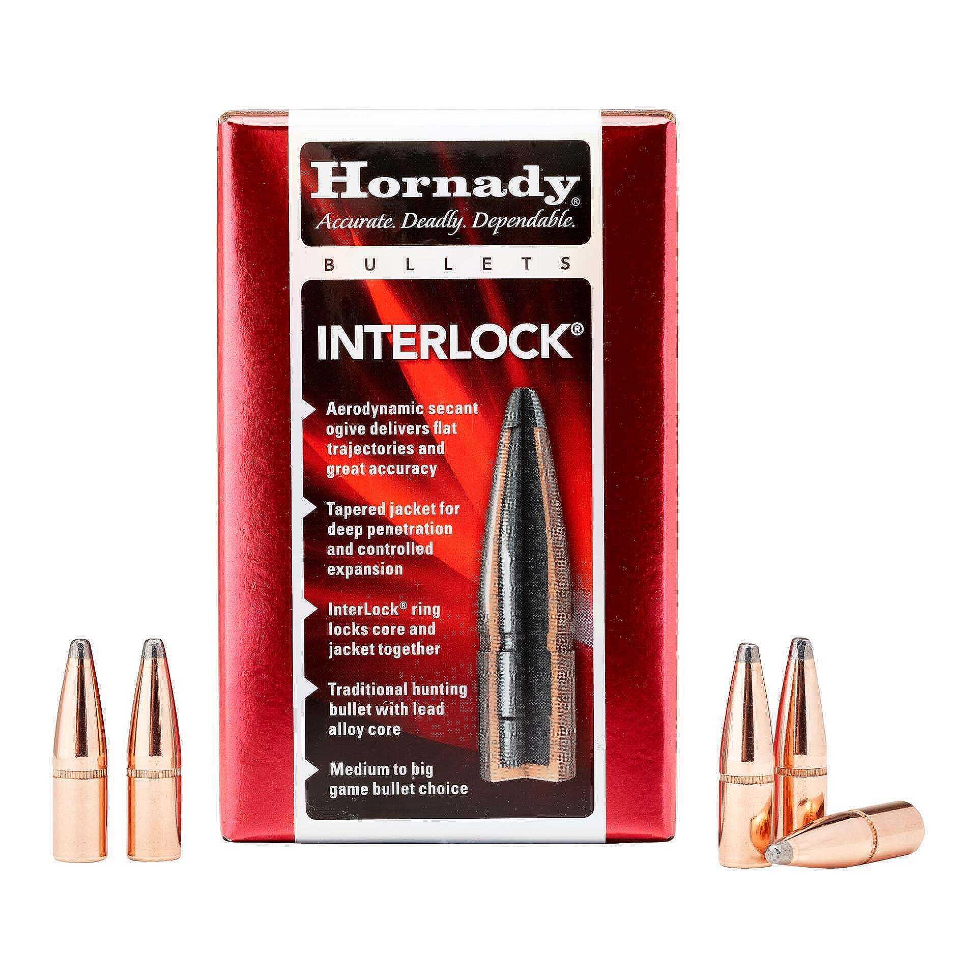 Куршуми Hornady - кал.30, InteLock SP, 11,7g/180gr