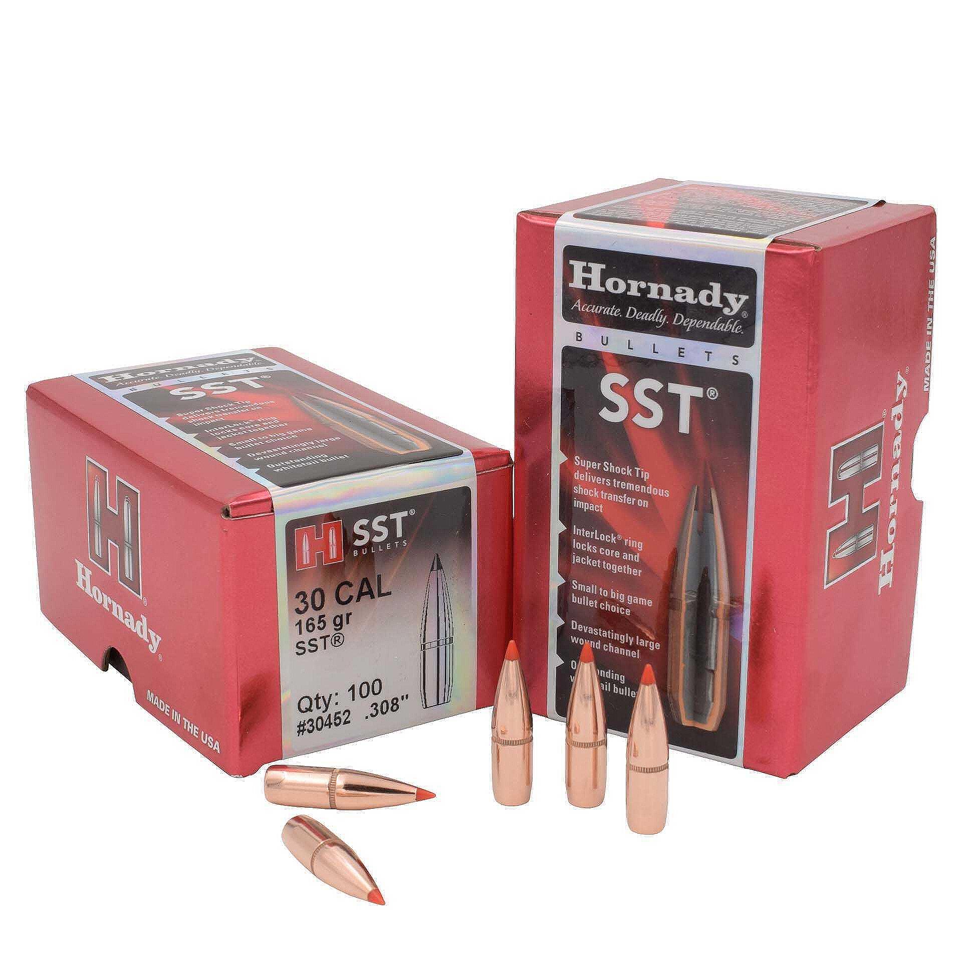 Куршуми Hornady - кал.30, SST, 10.7/165gr