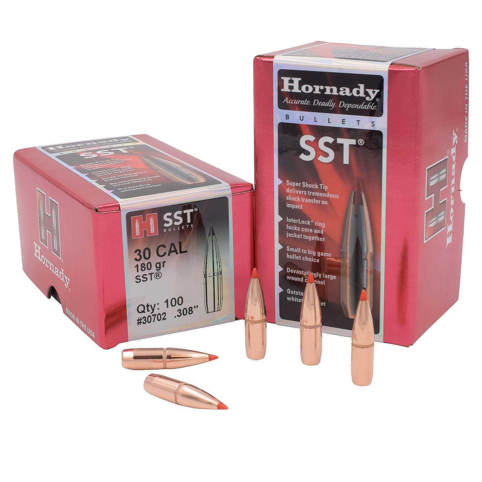 Куршуми Hornady - кал.30, SST, 11.7/180gr