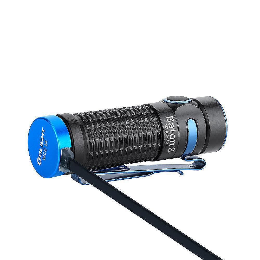 Джобен фенер Olight - Baton 3, Black, 1200lm.