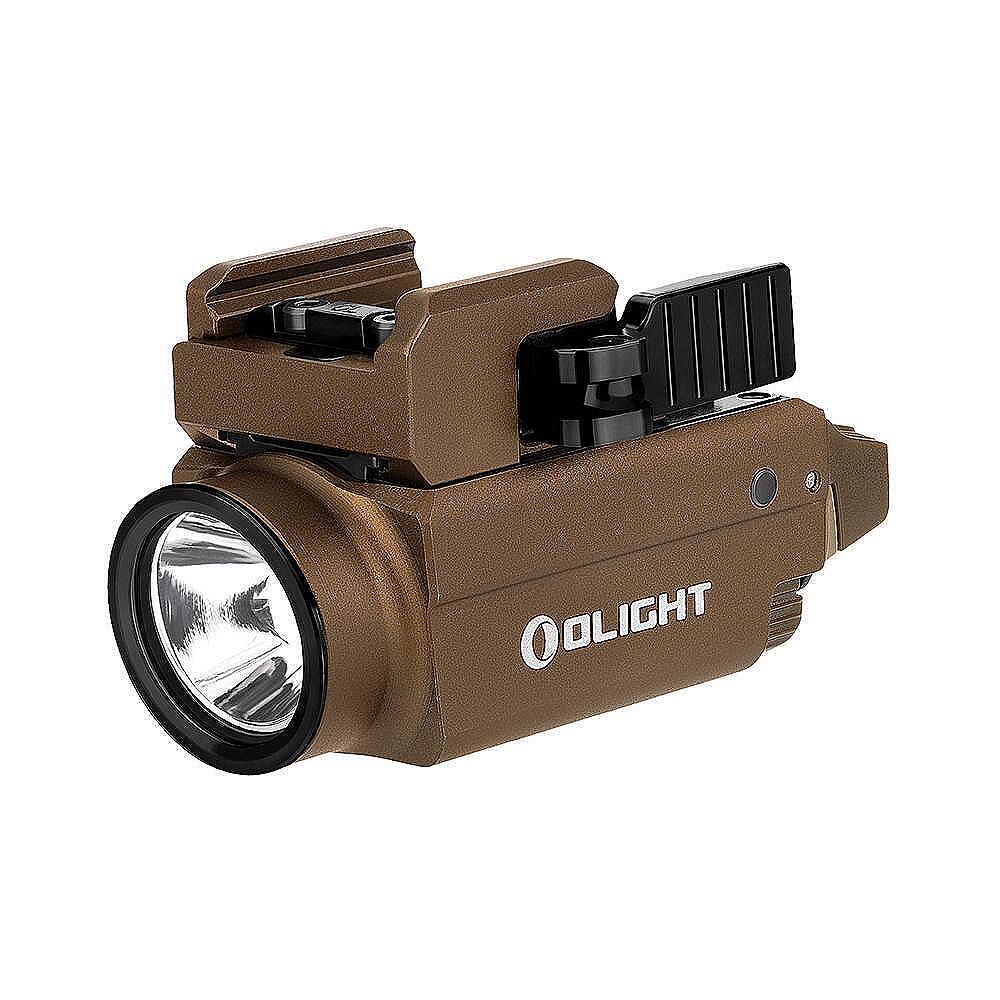 Пистолетен фенер Olight с лазер - Baldr S, Desert Tan, 800lm.