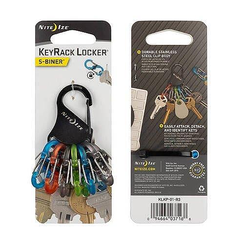 Пластмасови карабинери Nite Ize -  S-biner Keyrack Locker