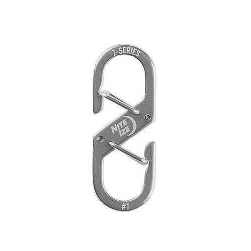 Двоeн карабинер Nite Ize Z-Series Double snap hook - стоманен