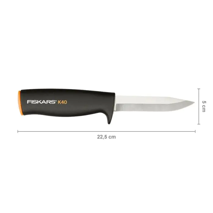 Универсален нож с пластмасова кания  Fiskars - К40