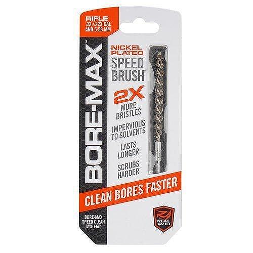 Никелирана четка Real Avid - Bore-Max Speed Brush- .22/.223/.5.56