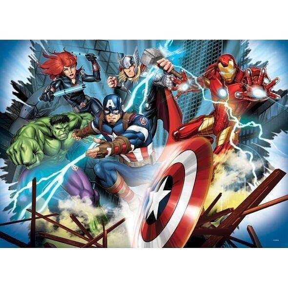 Детски пъзел Lisciani M-Plus Marvel Avengers 48ч.