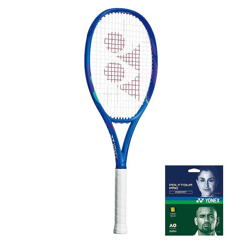 Тенис ракета Yonex EZONE 100 Blast Blue 2025 (300 гр.) + наплитане