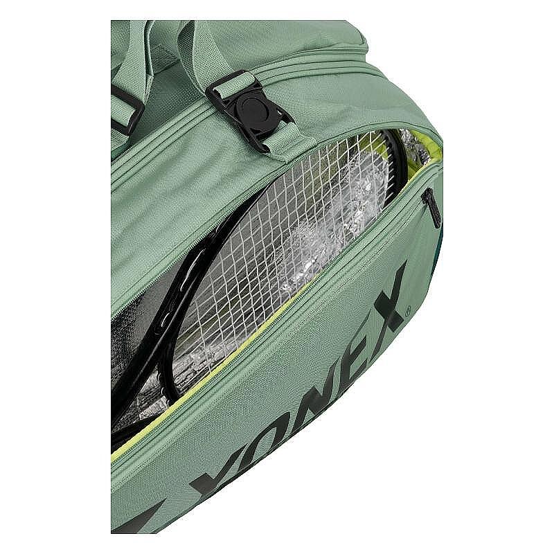 Термобег YONEX PRO BAG Olive Green - 9 ракети