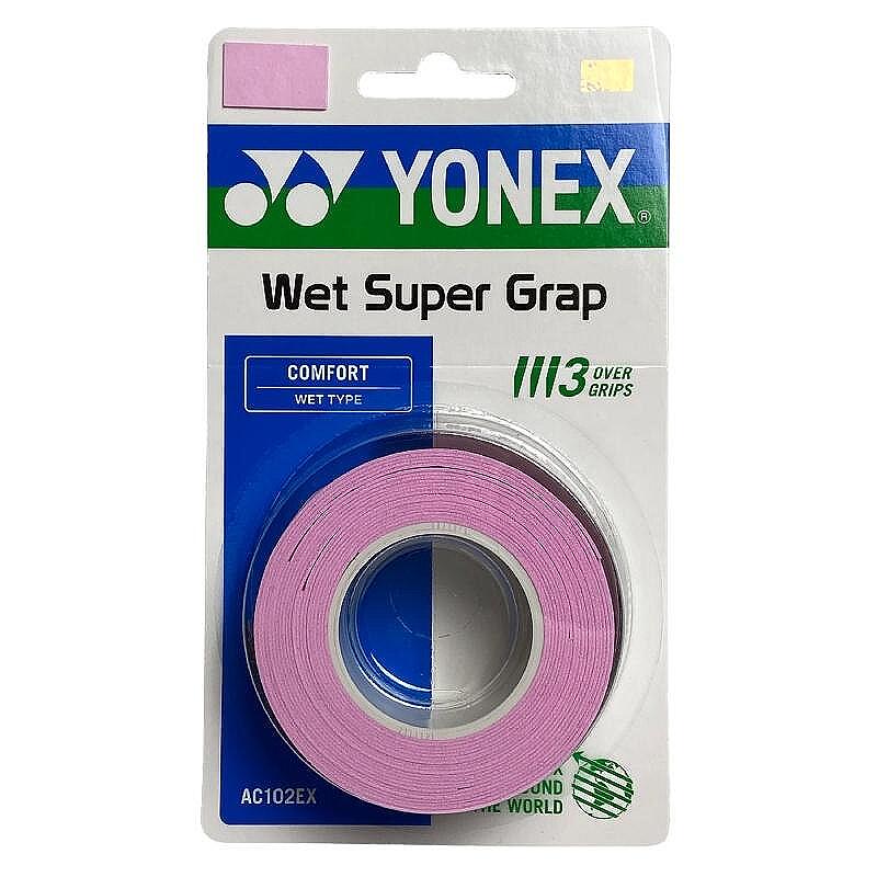 Грип Yonex WET SUPER GRAP French Pink - 3 броя