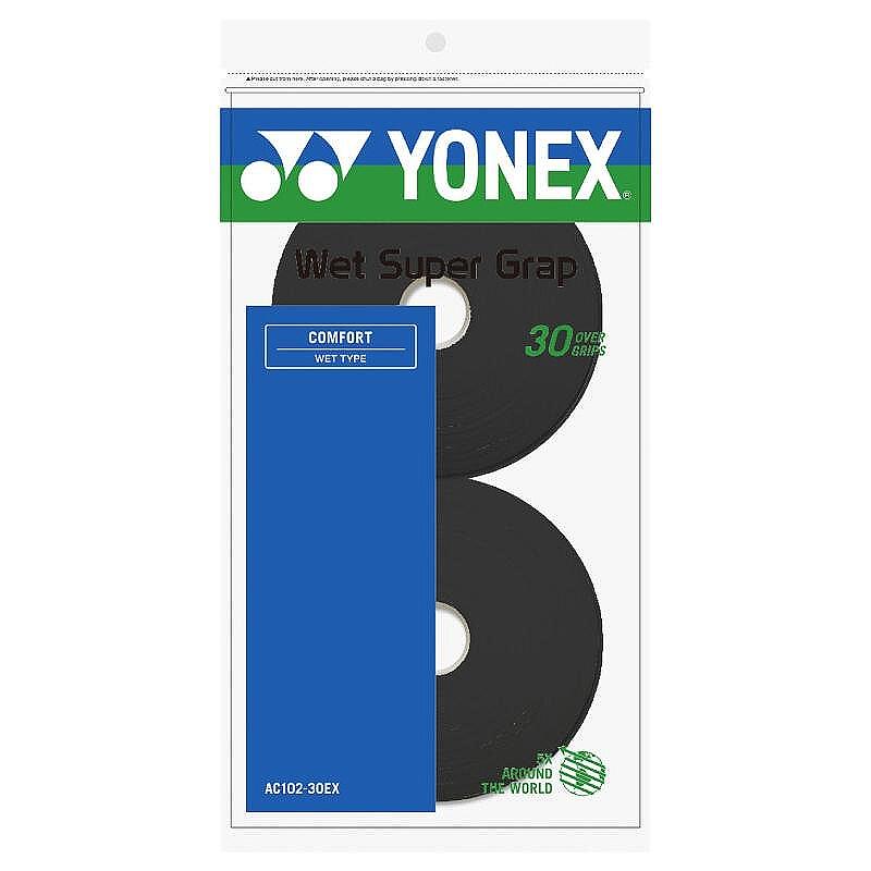 Грипове Yonex WET SUPER GRAP Black - 30 броя