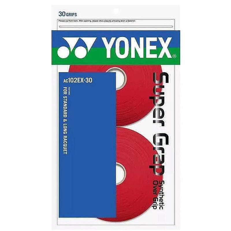 Грипове Yonex SUPER GRAP TACKY Wine Red - 30 броя