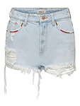 Къси панталони ONLY ONLROBYN BLEACH DENIM SHORTS