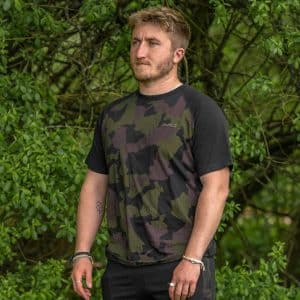 Камуфлажна тениска Avid Carp Distortion Camo Lite T-Shirt