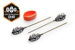 Mivardi Method Feeder set QMR Grip L long (30g + 40g + 50g + mould) комплект метод фидер хранилки с преса