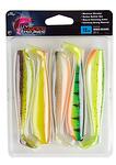 Комплект силиконови примамки Fox Rage Zander Pro Shad Mixed Colour Pack – 12см / 5 броя