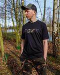 Тениска Fox Black / Camo Logo T-Shirt