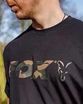 Тениска Fox Black / Camo Logo T-Shirt