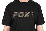 Тениска Fox Black / Camo Logo T-Shirt