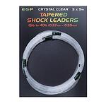 Конусовиден шок лидер ESP Tapered Shock Leaders Crystal Clear – 3броя х 9м / 0.37мм-0.59мм / 6.80кг(15lb) – 18.14кг(40lb)